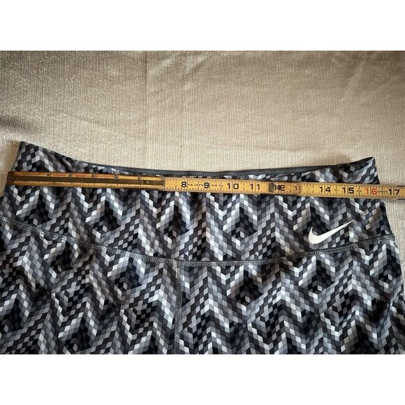 Women's Nike Power Legend Silver Prisms Training Crop Tights‎ XL Running Gym - Picture 3 of 8